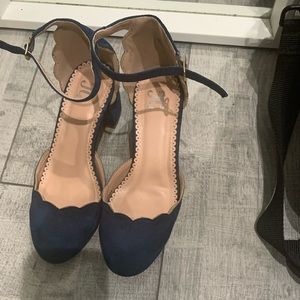dsw blue heels